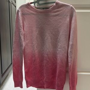 Boden Pink Crew Neck Cashmere Sweater Size 6